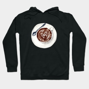 Cup of Mochaccino with Latte Art Hoodie